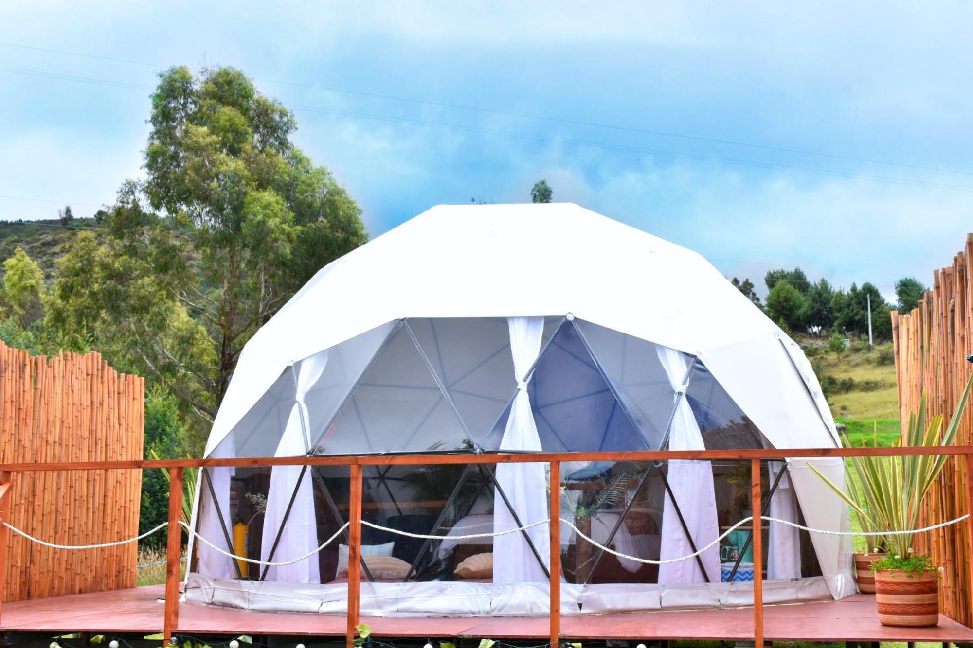 Glamping Claro De Luna Guatavita Exterior photo